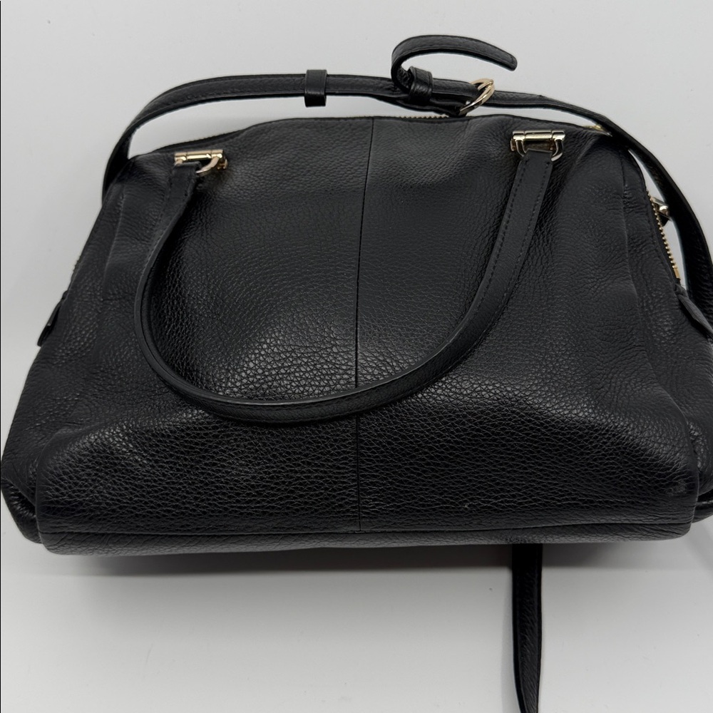 Coach Black Leather Shoulder Bag - Picture 3 of 8